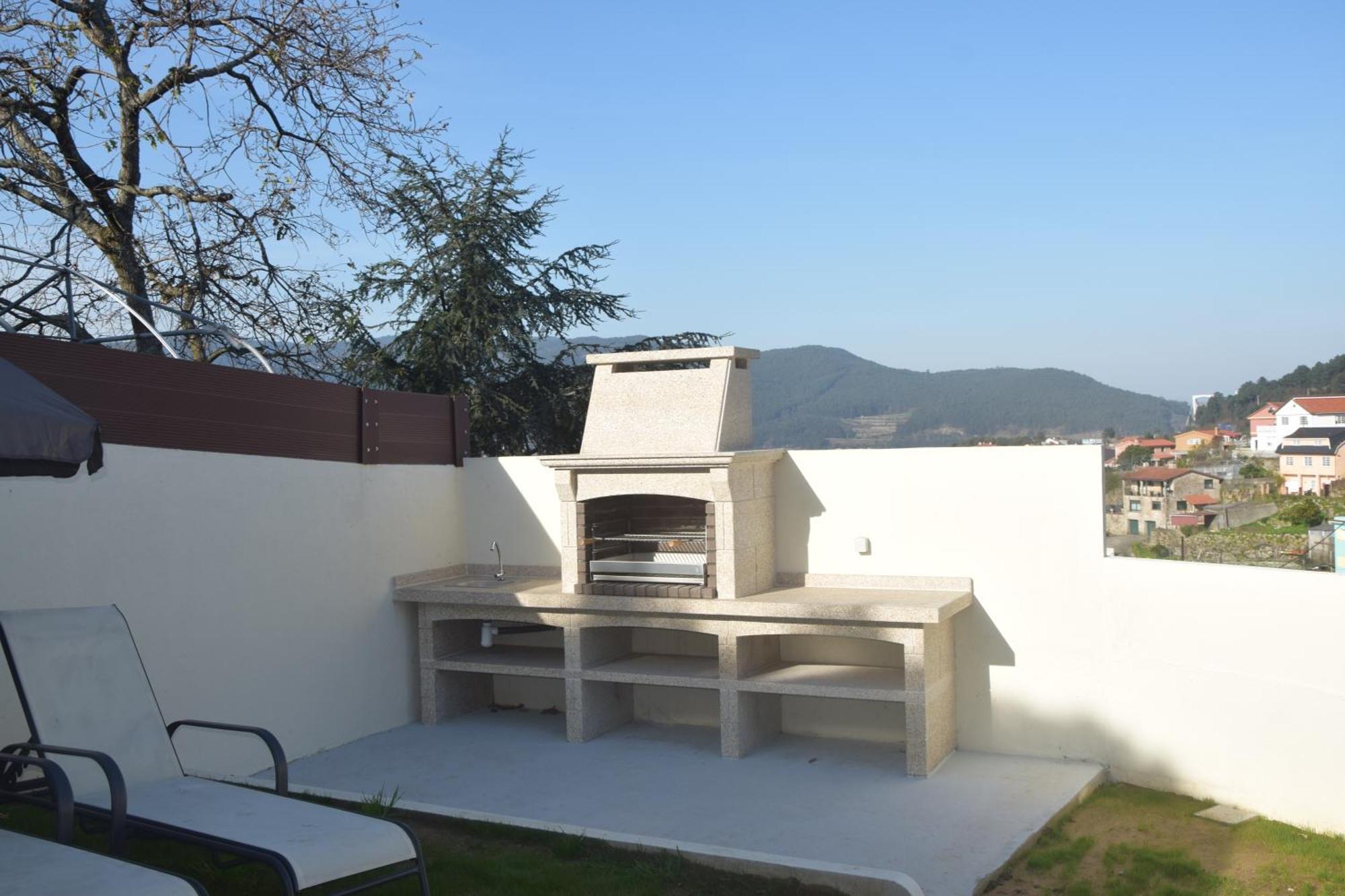 Villa Casa En Chapela, Con Vistas A La Ria De Vigo Extérieur photo