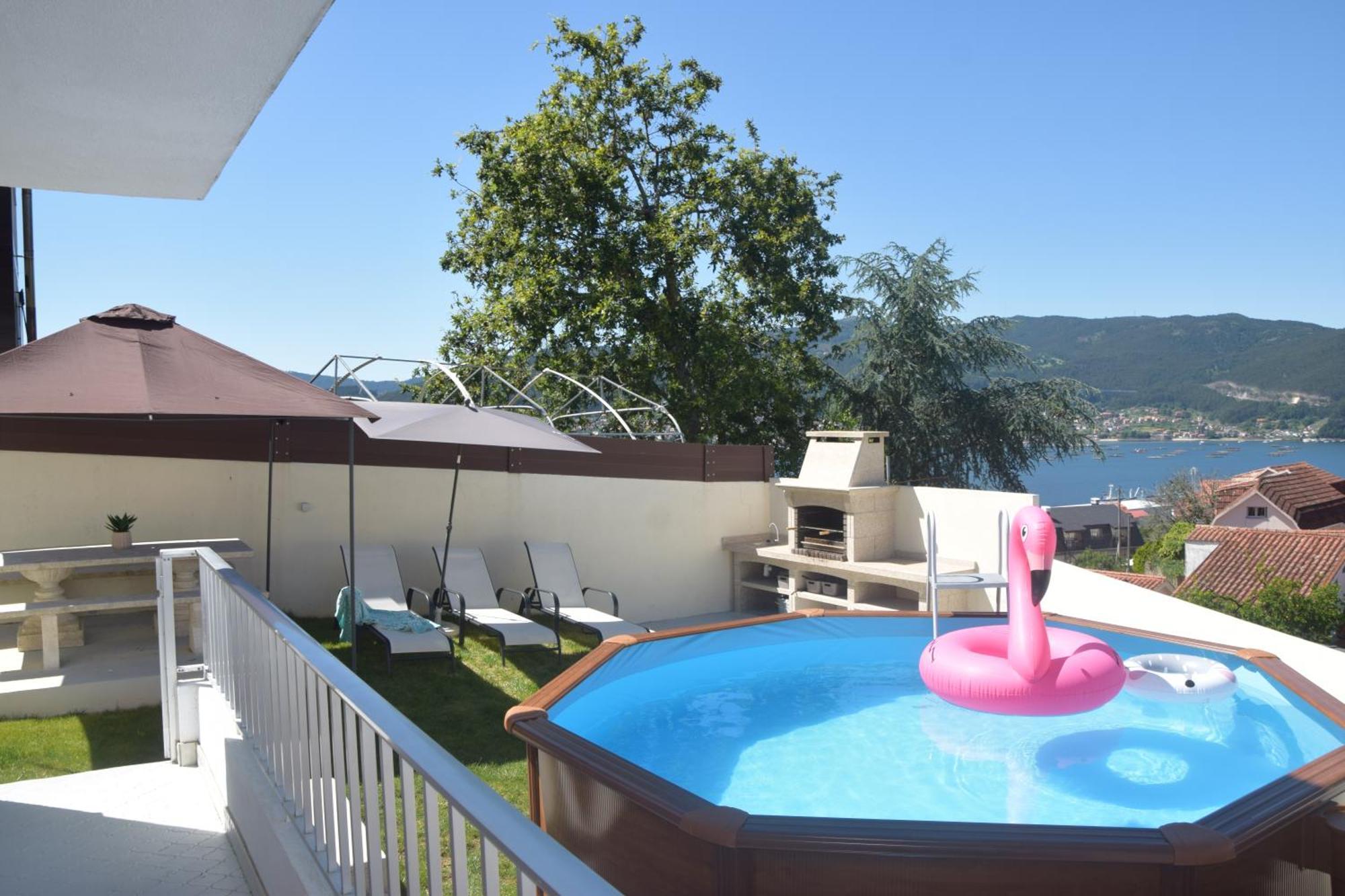 Villa Casa En Chapela, Con Vistas A La Ria De Vigo Extérieur photo